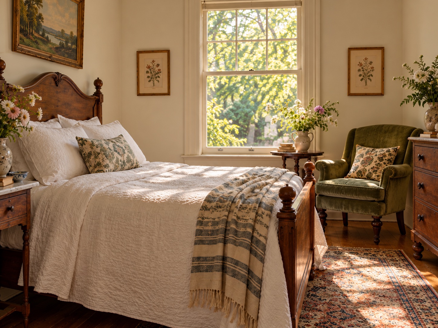 A welcoming bedroom at The Vale House